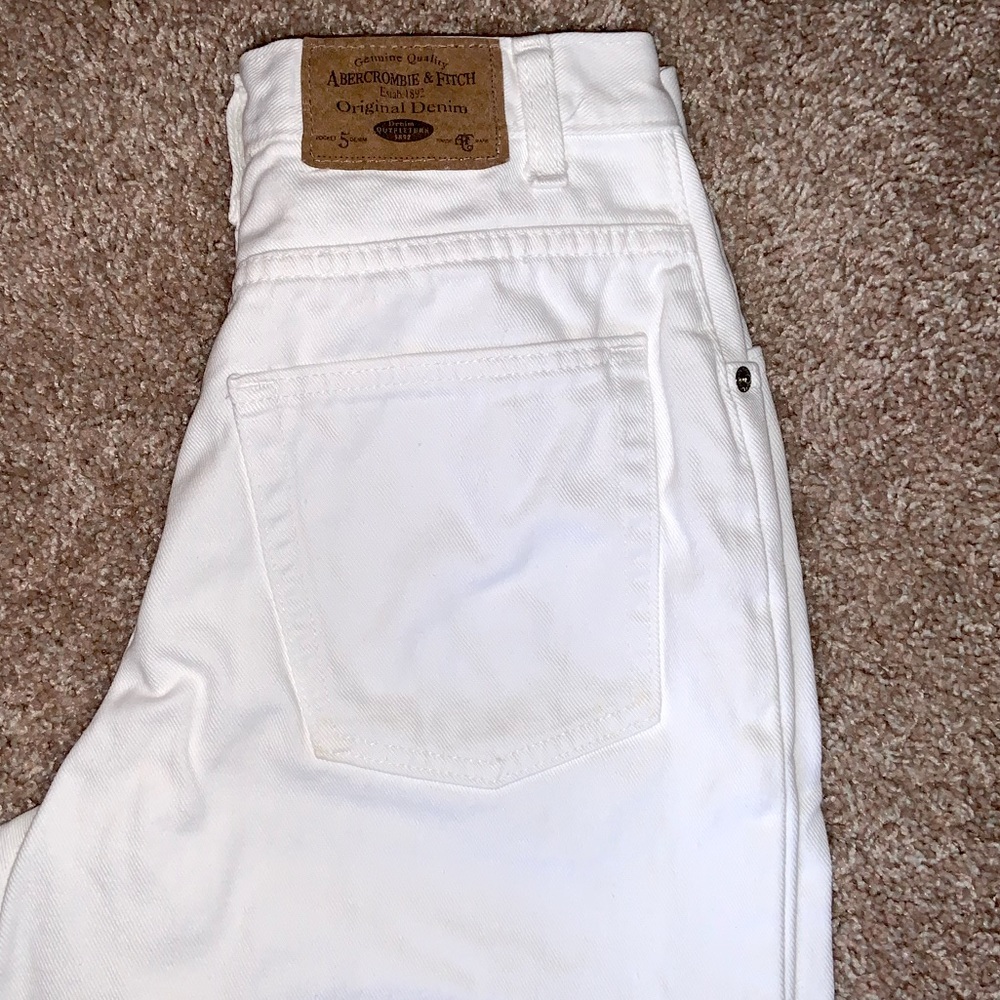 Vintage Abercrombie & Fitch White Denim